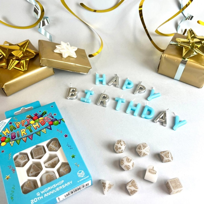 Набір кубиків 20 years: Happy Birthday Dice Set (8)