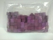 Кубик деревянный Mayday 10 мм - фиолетовый - 10 штук