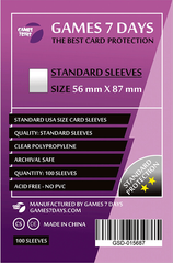 Протекторы Games7Days (56 х 87 мм) Standard USA (100 шт)