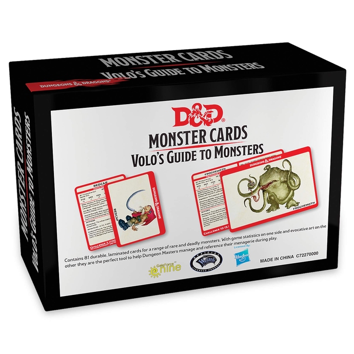 Dungeons & Dragons Monster Cards: Volo's Guide Deck