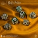 Набор кубиков Harry Potter. Slytherin Modern Dice Set - Green (7)