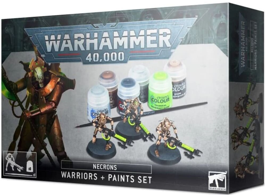 Набор Necrons: Warriors + Paints Set Warhammer 40000