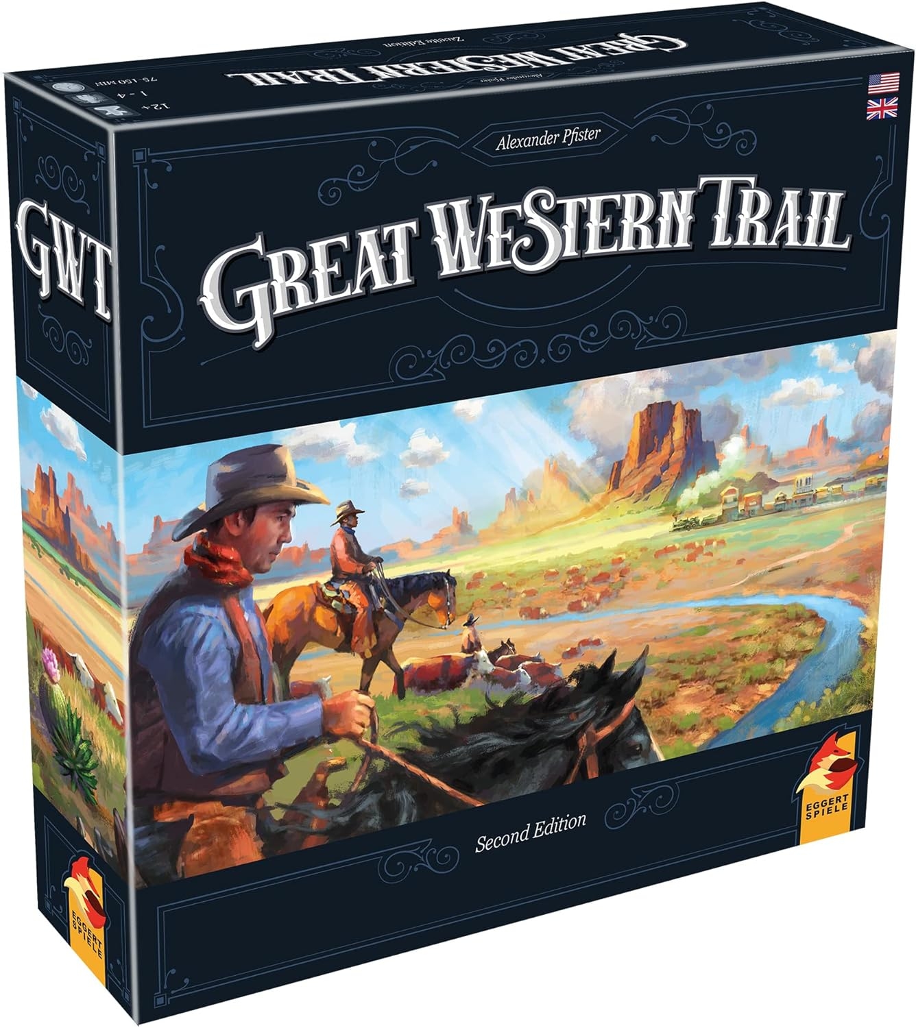 Настольная игра Great Western Trail 2nd Edition (Великий Западный Путь)  купить недорого с доставкой по Украине | интернет магазин Geekach Shop