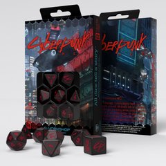 Набор кубиков Cyberpunk Red RPG Dice Set