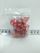 Набір кубиків 7шт: червоний з білим МАРМУР (D00 D4 D6 D8 D10 D12 D20)