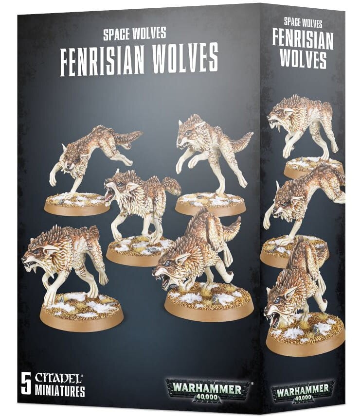 Space Marines Space Wolves Fenrisian Wolves Warhammer 40000