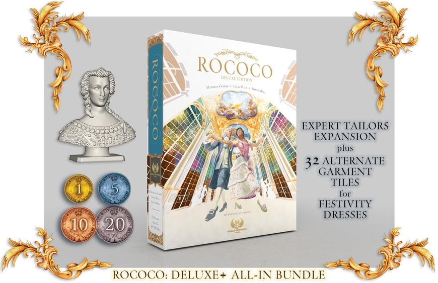 Rococo: Deluxe Plus Edition з металевими монетами