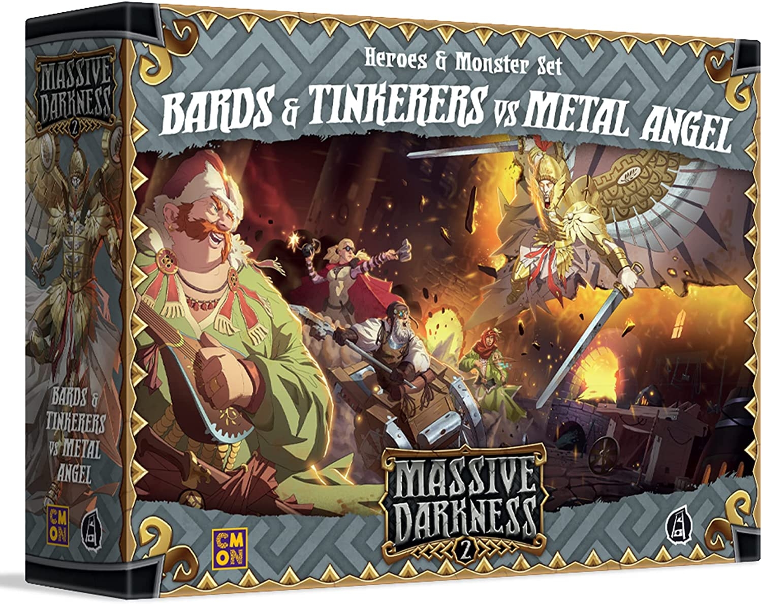 Настольная игра Massive Darkness 2: Bards & Tinkerers vs Metal Angel купить  недорого с доставкой по Украине | интернет магазин Geekach Shop