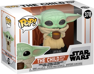 Малыш Йода с чашкой - Funko POP Star Wars The Mandalorian #378: The Child (with Cup)