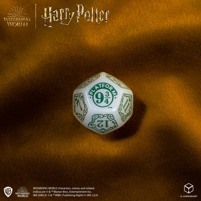 Набір кубиків Harry Potter. Slytherin Modern Dice Set - White (7)