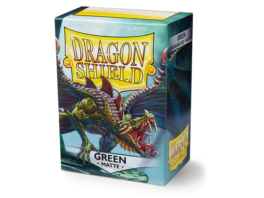 Протекторы Dragon Shield Sleeves: matte Green (100 шт, 66x91)