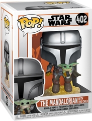 Мандалорець із Малюком - Funko POP Star Wars The Mandalorian #402