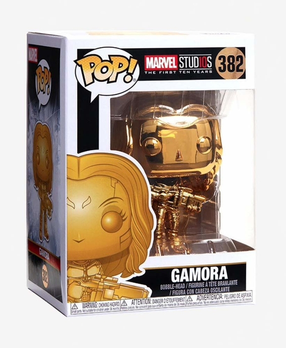 Гамора золота - Funko POP Marvel: Marvel Studios 10 - Gamora (Gold Chrome)