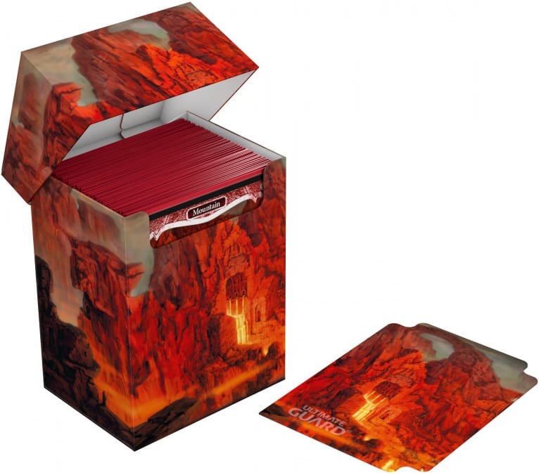 Коробка для карт Ultimate Guard Deck Case 80+ Lands Edition - Mountain 2
