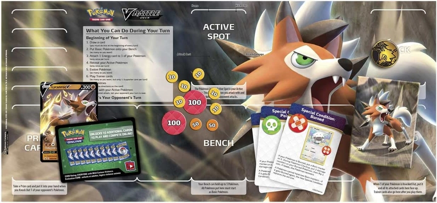 Набір Pokemon TCG: V Battle Deck: Lycanroc