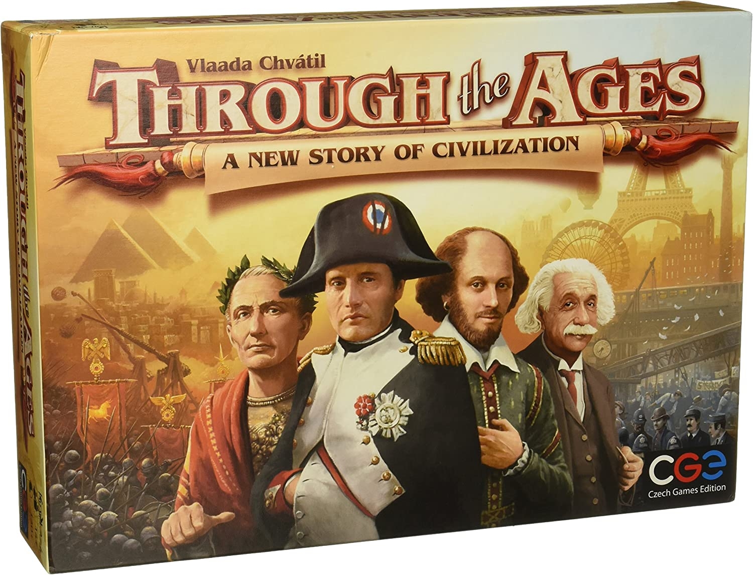 Настольная игра Through the Ages: A New Story of Civilization (Сквозь Века:  Новая История Цивилизации) АНГЛ купить недорого с доставкой по Украине |  интернет магазин Geekach Shop