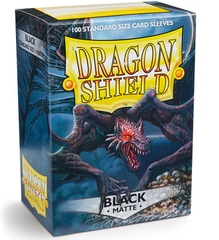 Протектори Dragon Shield Sleeves: matte Black (100 шт, 66x91)