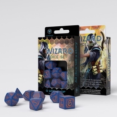 Набор кубиков Wizard Dark-Blue & Orange Dice Set (7)