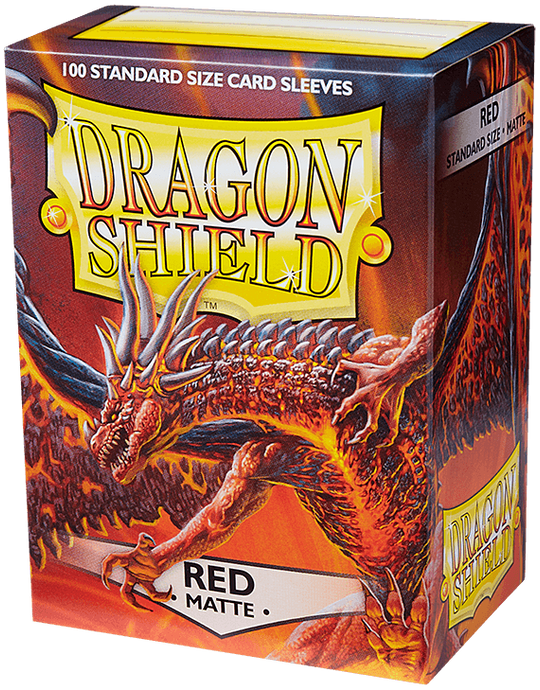Протектори Dragon Shield Sleeves: matte Red (100 шт, 66x91)