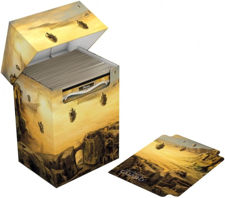 Коробочка для карт Ultimate Guard Deck Case 80+ Lands Edition - Plains 2