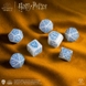 Набор кубиков Harry Potter. Ravenclaw Modern Dice Set - White (7)