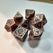 Набір залізних кубиків 7шт: Bronze Steampunk (D00 D4 D6 D8 D10 D12 D20)