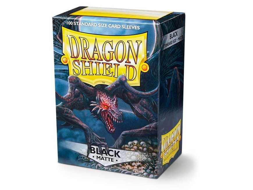 Протекторы Dragon Shield Sleeves: matte Black (100 шт, 66x91)