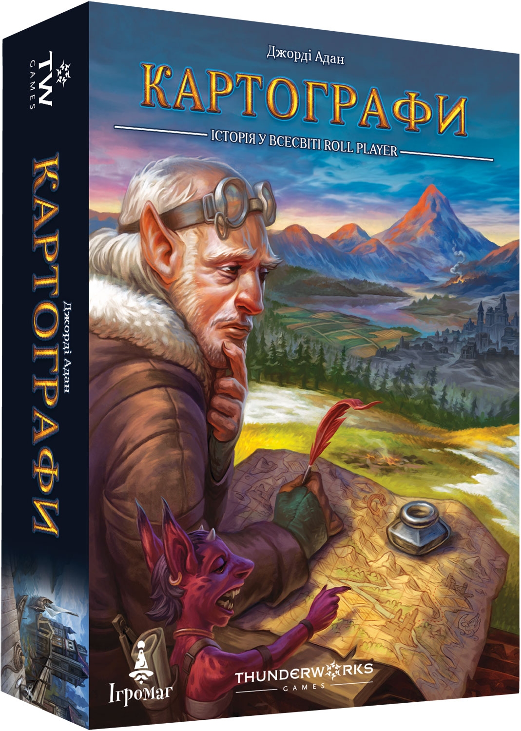 Настольная игра Картографы (Cartographers: A Roll Player Tale) купить  недорого с доставкой по Украине | интернет магазин Geekach Shop