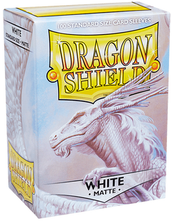 Протектори Dragon Shield Sleeves: matte White (100 шт, 66x91)