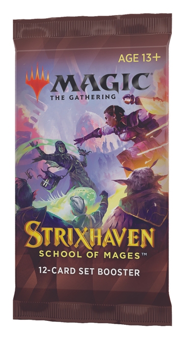 Дисплей бустерів випуску Set Booster Strixhaven: School of Mages Magic The Gathering АНГЛ
