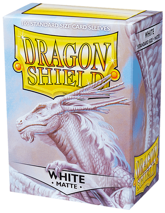 Протектори Dragon Shield Sleeves: matte White (100 шт, 66x91)