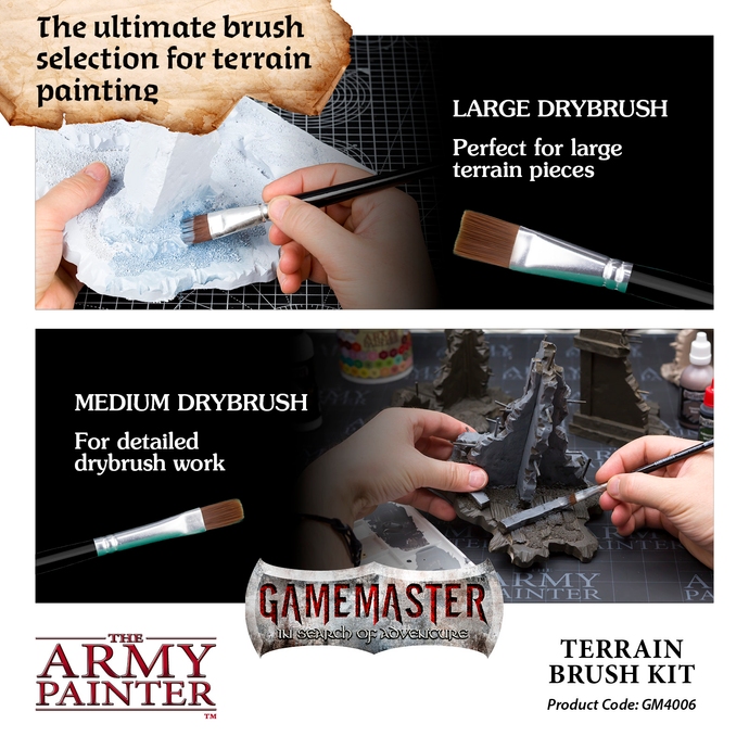 Пензель GameMaster Terrain Brush Kit