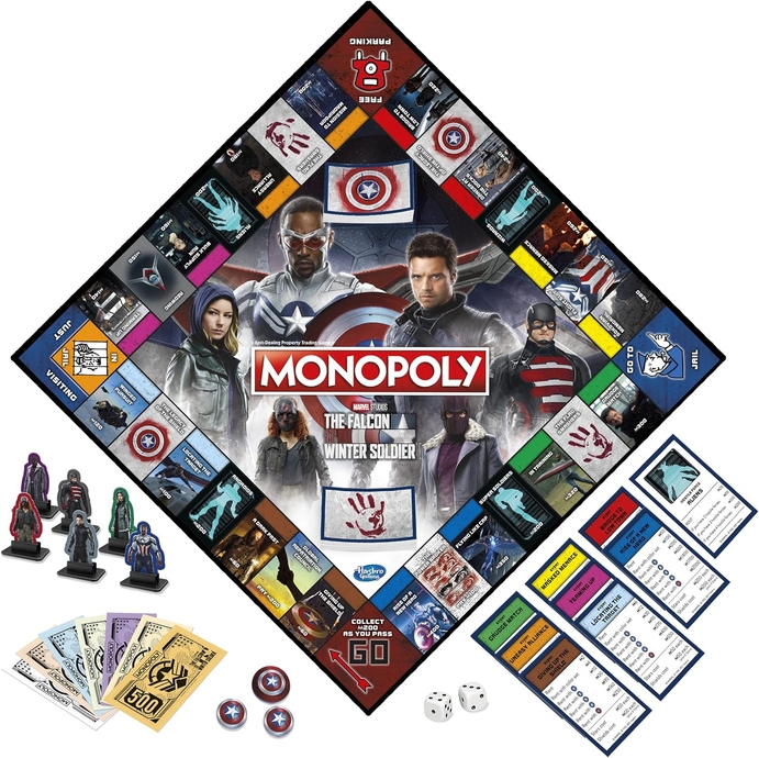 Monopoly: Falcon and Winter Soldier Edition (Монополия: Сокол и Зимний солдат)