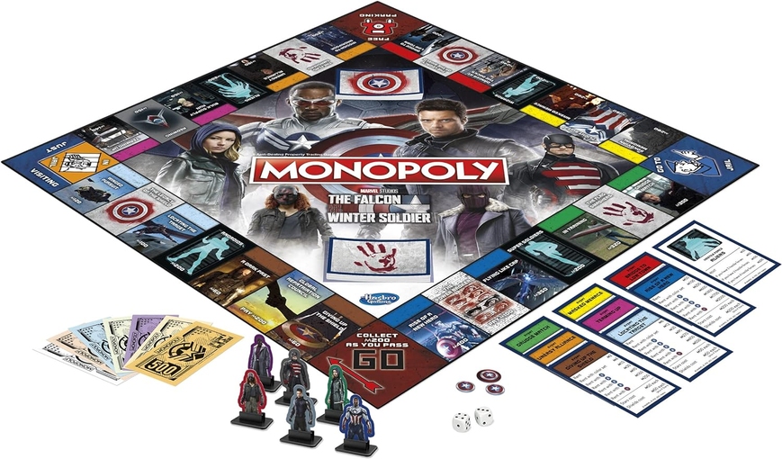 Monopoly: Falcon and Winter Soldier Edition (Монополія: Сокіл та Зимовий солдат)