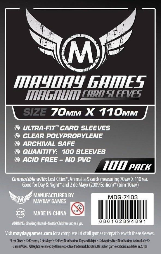 Протекторы Mayday (70x110 mm) Standard Magnum Ultra-Fit (100 шт)