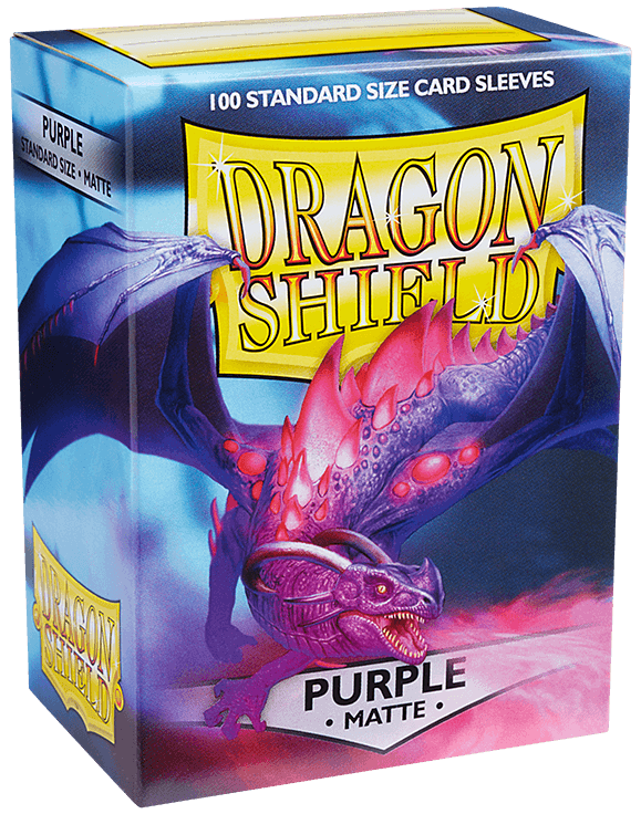 Протекторы Dragon Shield Sleeves: matte Purple (100 шт, 66x91)