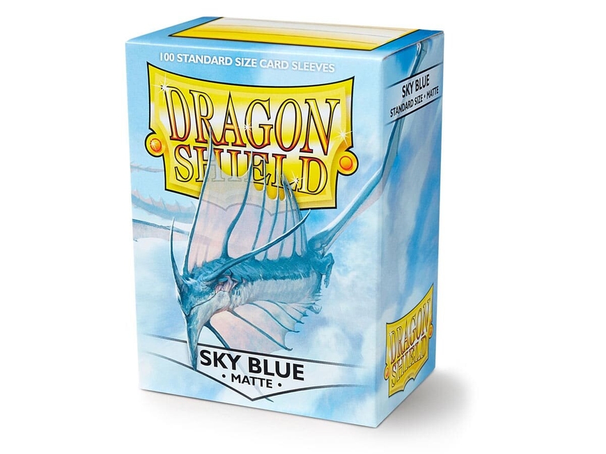 Протекторы Dragon Shield Sleeves: matte Sky Blue (100 шт, 66x91)