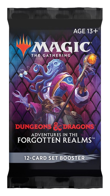 Дисплей бустерів випуску Adventures in the Forgotten Realms Magic The Gathering АНГЛ