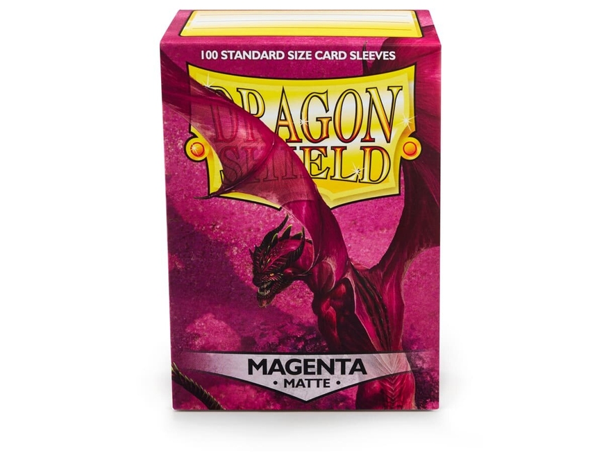 Протекторы Dragon Shield Sleeves: matte Magenta (100 шт, 66x91)