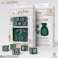 Набір кубиків з мішечком Harry Potter. Slytherin Dice & Pouch (5)