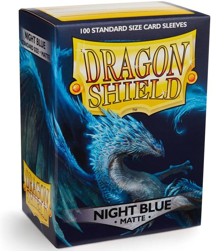 Протекторы Dragon Shield Sleeves: matte Night Blue (100 шт, 66x91)