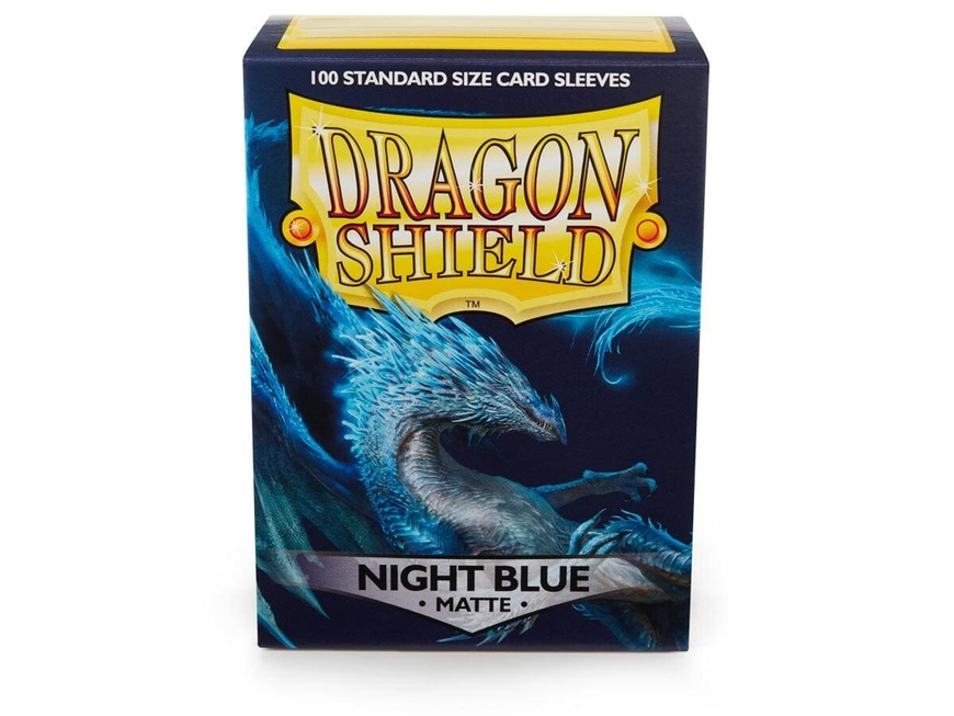 Протектори Dragon Shield Sleeves: matte Night Blue (100 шт, 66x91)