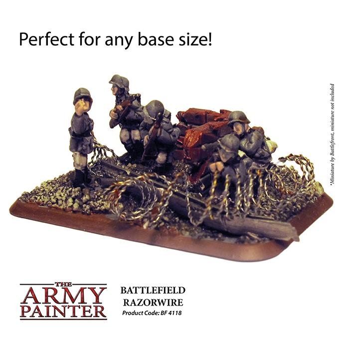Декорация для основ миниатюр Battlefield Basing: Battlefield Razorwire