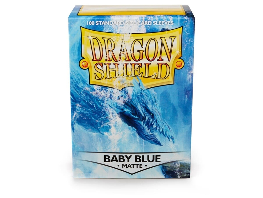 Протектори Dragon Shield Sleeves: matte Baby Blue (100 шт, 66x91)