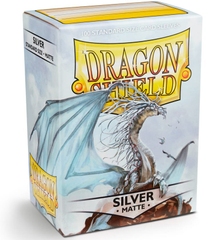 Протектори Dragon Shield Sleeves: matte Silver (100 шт, 66x91)