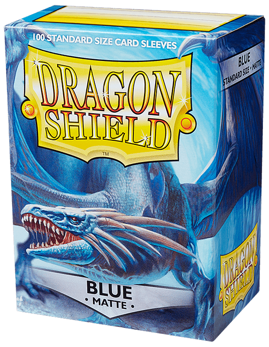 Протекторы Dragon Shield Sleeves: matte Blue (100 шт, 66x91)