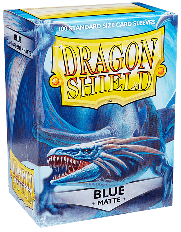 Протектори Dragon Shield Sleeves: matte Blue (100 шт, 66x91)