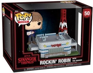 Робін з радіостанцією WSQK - Funko POP! Town #50: Stranger Things - Rockin' Robin with The Squawk