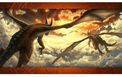 Коврик Game Plus Products Playmat: Over the Clouds
