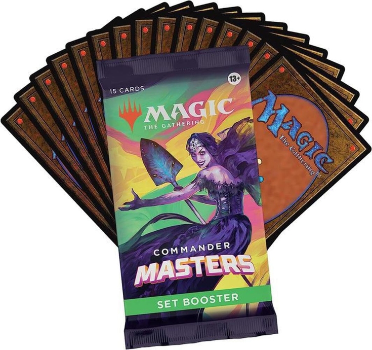 Commander Masters - бустер Set Booster Magic The Gathering АНГЛ